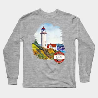 Heceta Head Lighthouse Oregon Long Sleeve T-Shirt